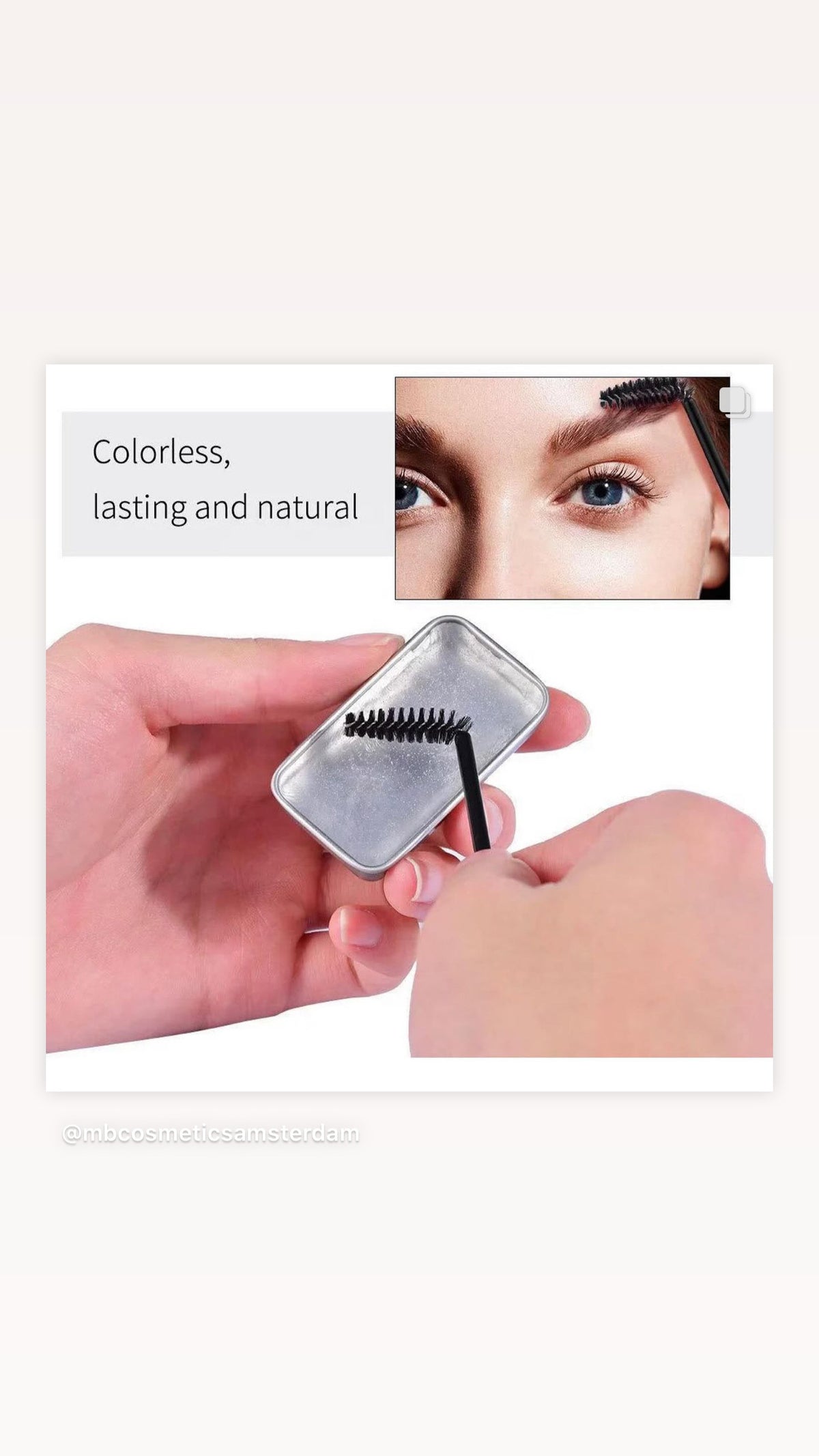 MB COSMETICS AMSTERDAM BROW SOAP