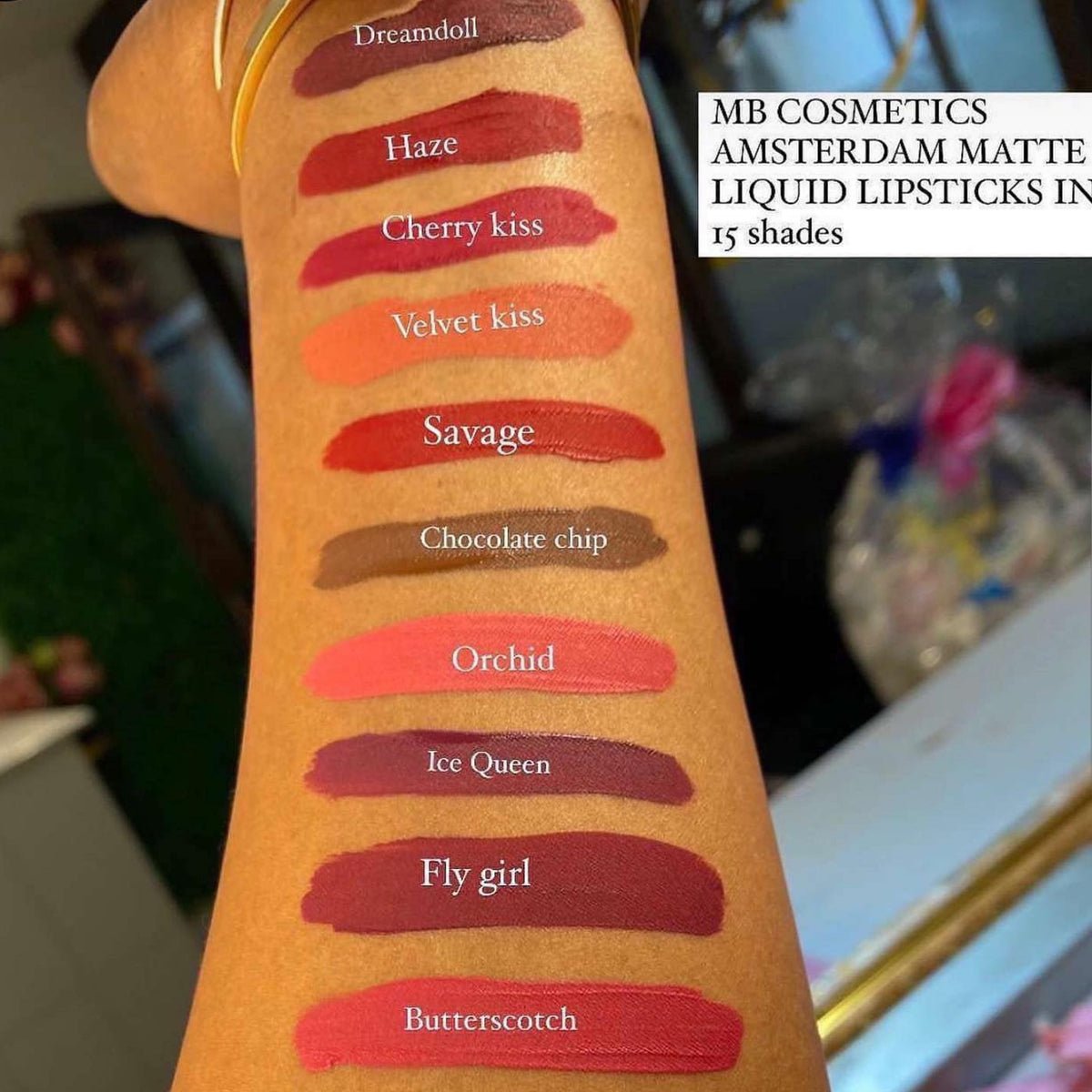 MB COSMETICS AMSTERDAM MATTE LIQUID LIPSTICK
