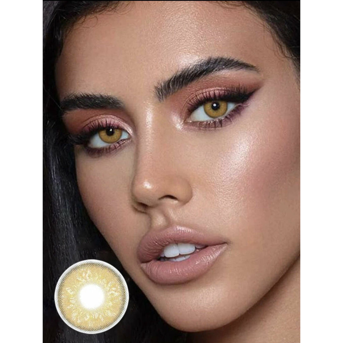 MB COSMETICS AMSTERDAM HONEY COLORED COSMETIC LENSES
