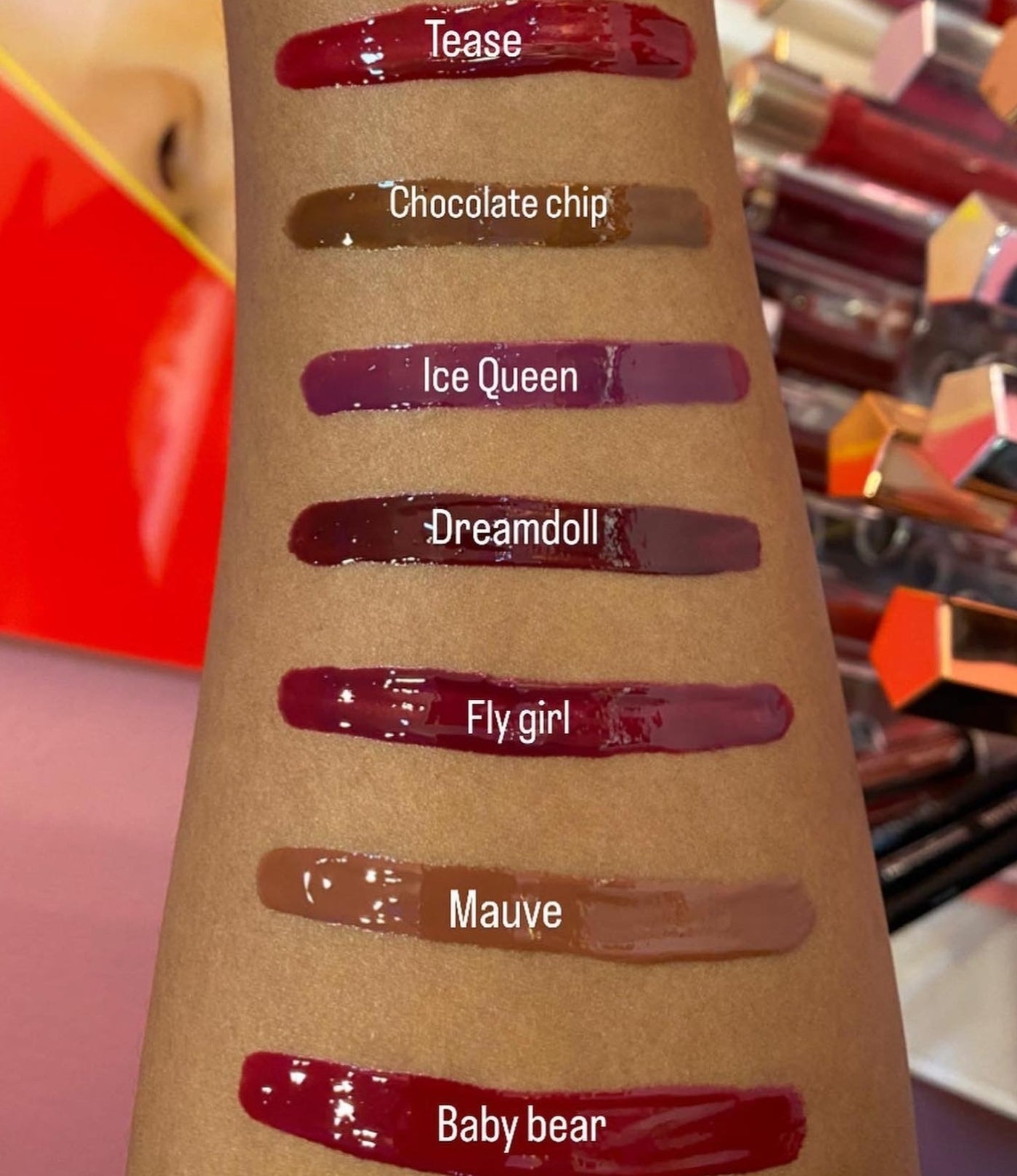 MB COSMETICS AMSTERDAM LIPGLOSS BOMB CREAMS